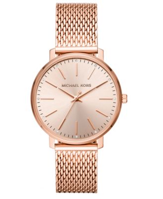 mesh bracelet rose gold