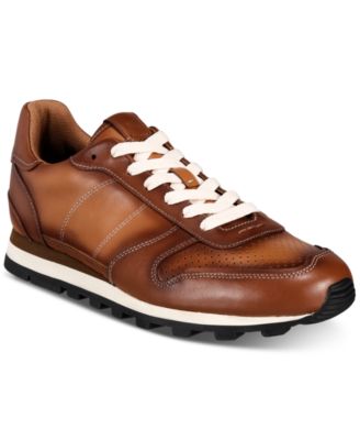 C118 Burnished Leather Sneakers 