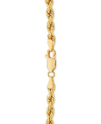 diamond gold rope chain