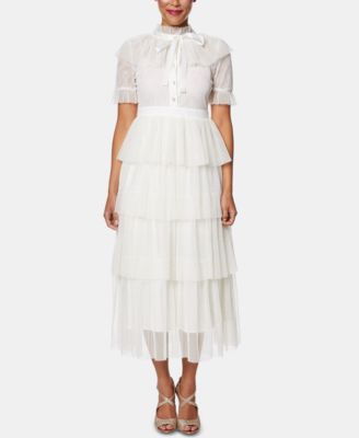 betsey johnson white dress