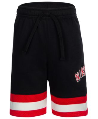 macy's nike fleece shorts