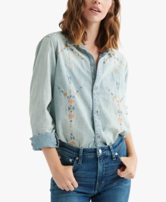 lucky brand boyfriend shirt