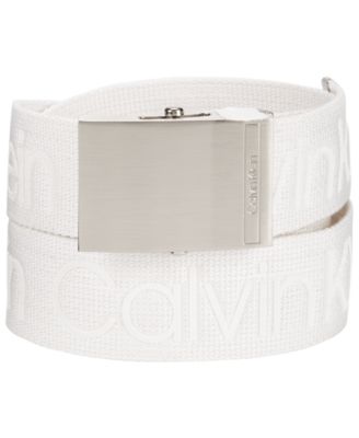 calvin klein webbing belt