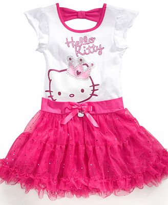 Hello Kitty Kids Dress, Little Girls Tutu Dress - Kids - Macy's