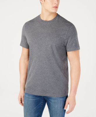 grey crew neck shirt