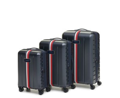 red tommy hilfiger luggage