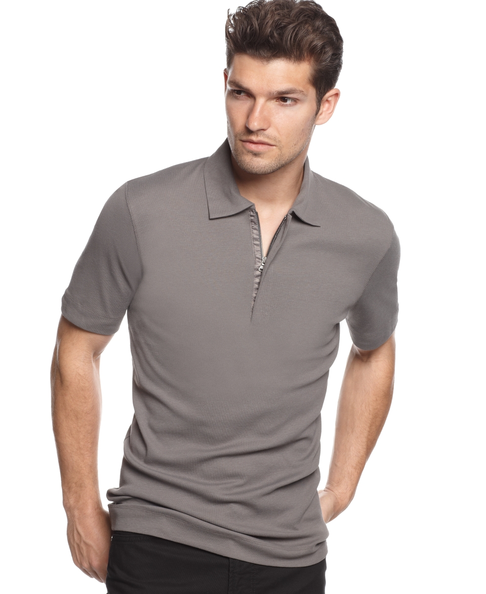 BOSS Black Polo, Verona Core Quarter Zip Polo Shirt