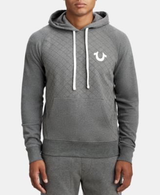 gray true religion hoodie