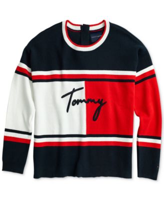 macy's tommy hilfiger womens sweaters