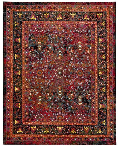 Safavieh Cherokee Black And Red 8 X 10 Area Rug Reviews Home Macy S