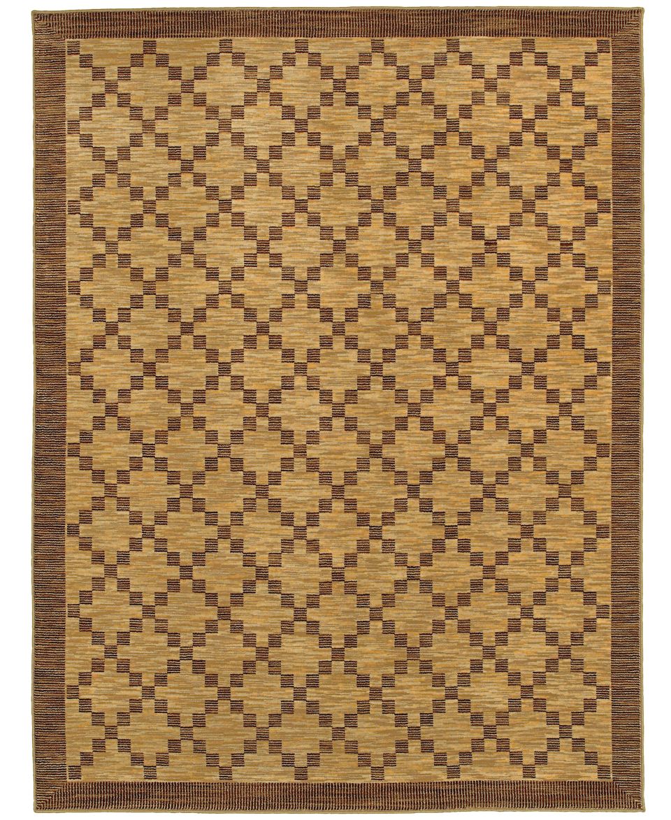 Shaw Living Area Rug, American Abstracts Collection 16200 Augusta Gold