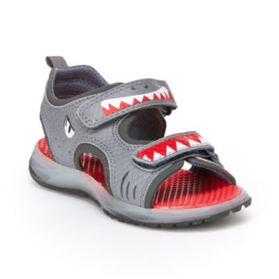 carter's light up shark sandals