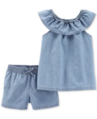 carters girls shorts