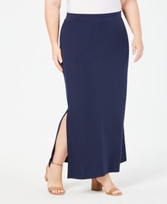 macy's plus size skirts