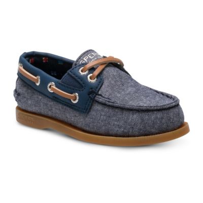 sperry chambray boat shoe