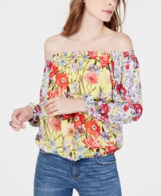 macys off the shoulder top