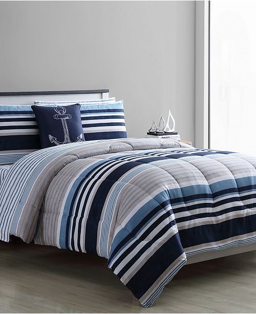 Vcny Home Cambridge 8 Pc Bed In Bag Comforter Sets Reviews Bed In A Bag Bed Bath Macy S