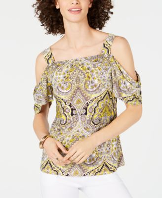 cold shoulder tops at macy's
