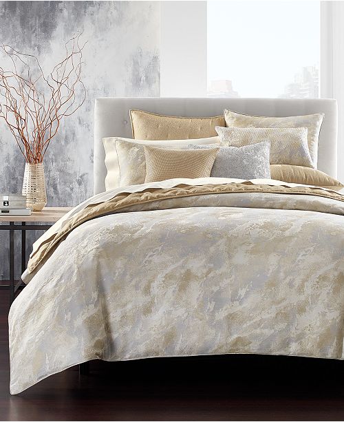 Hotel Collection Metallic Stone Bedding Collection Created For Macy S Reviews Bedding Collections Bed Bath Macy S