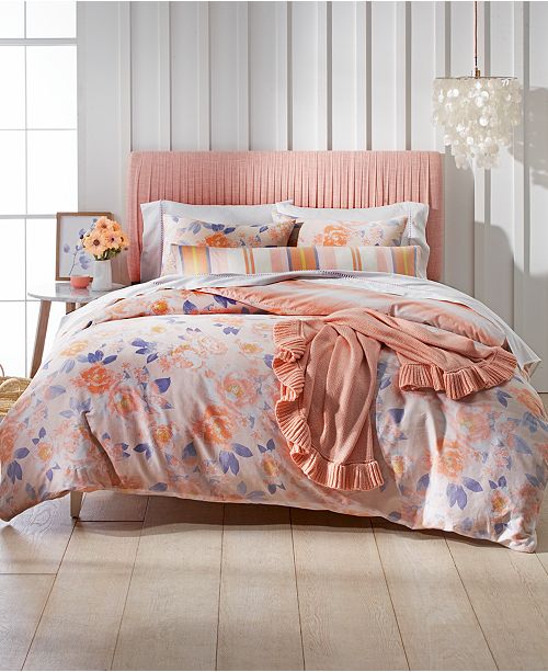 Martha Stewart Collection Closeout Exposed Floral Bedding Collection Created For Macy S Reviews Bedding Collections Bed Bath Macy S