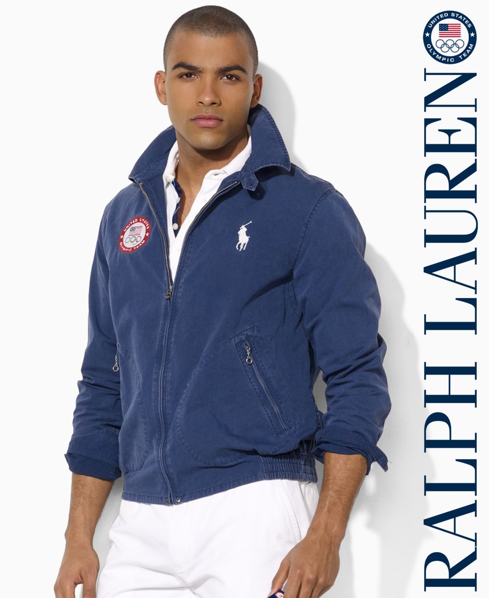 Polo Ralph Lauren Jacket, Team USA Olympic Full Zip Windbreaker