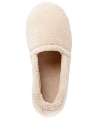 isotoner closed back slippers