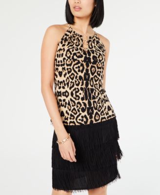 macys inc leopard dress