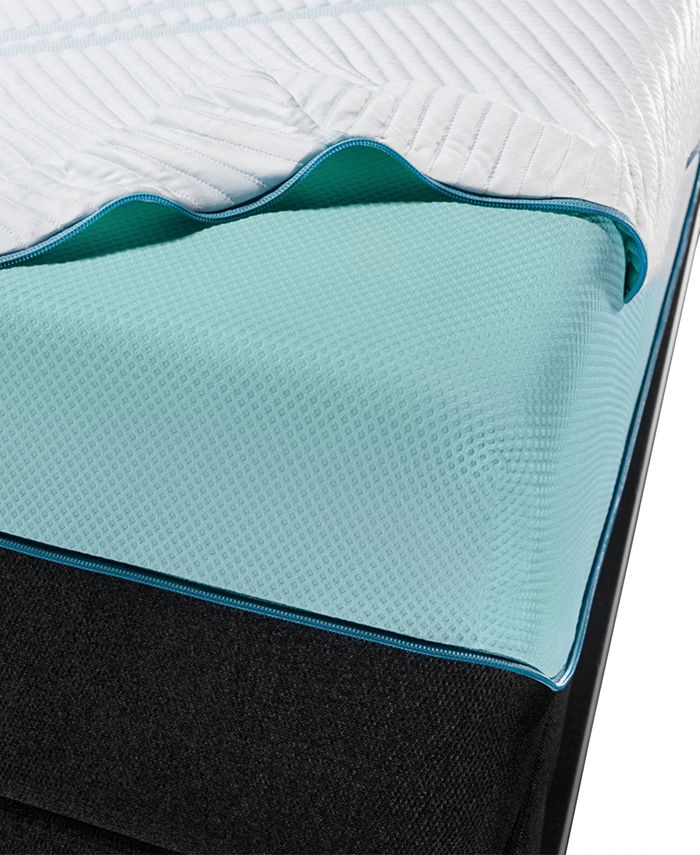 TempurPedic TEMPURProAdapt 12" Medium Hybrid Mattress Set Queen Split & Reviews Mattresses