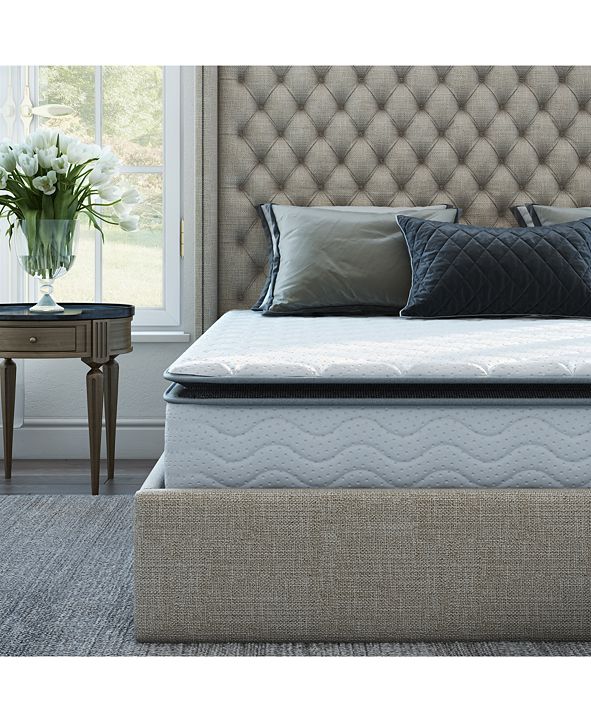 Sleep Trends Davy 10" Wrapped Coil Pillowtop Firm Mattress Twin