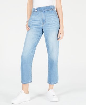 cropped straight leg jeans womens