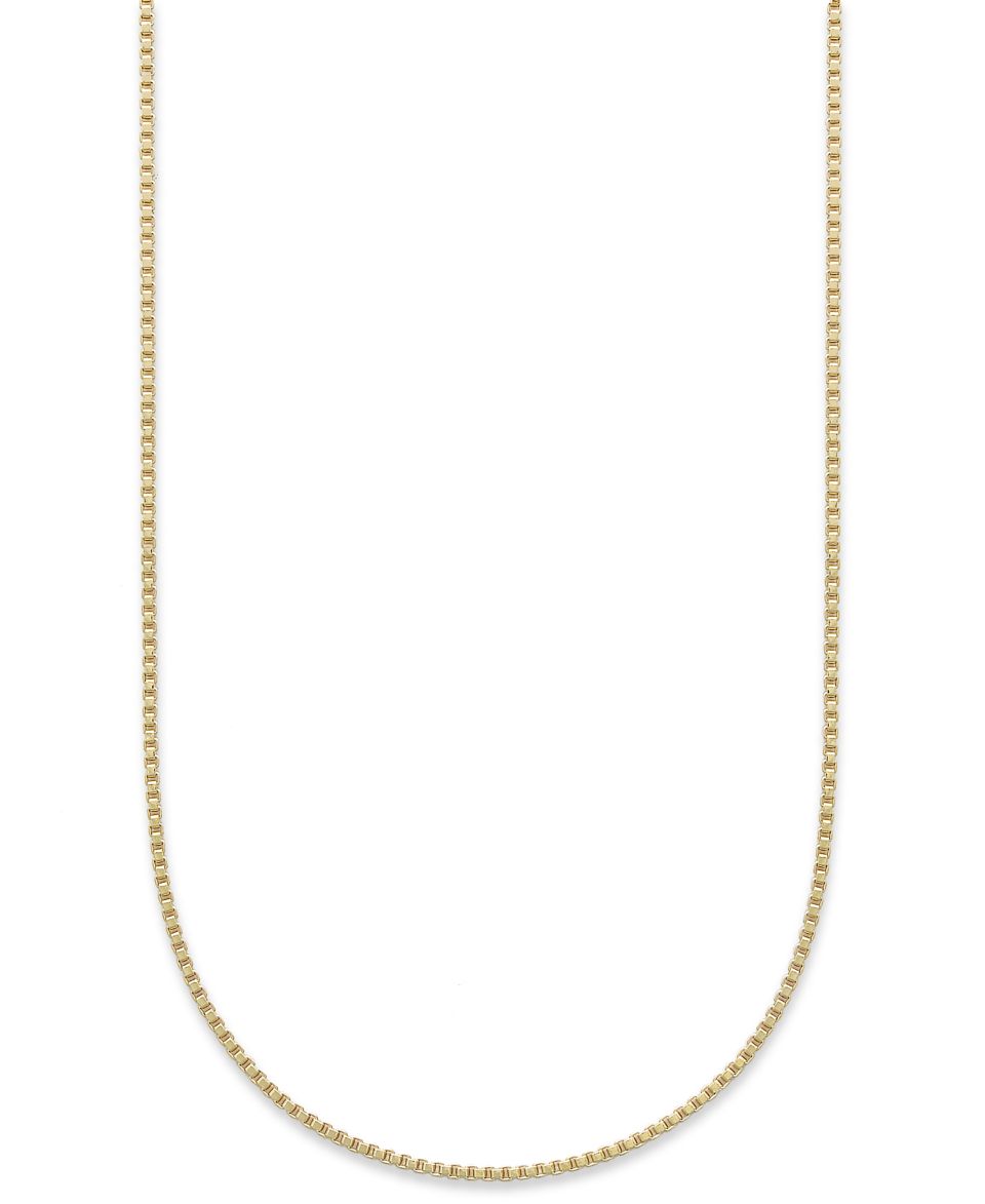 Giani Bernini 24k Gold over Sterling Silver Necklaces, 18 24 Box Chain   Necklaces   Jewelry & Watches