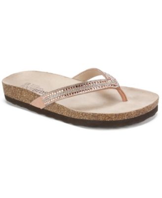 macys sandals white