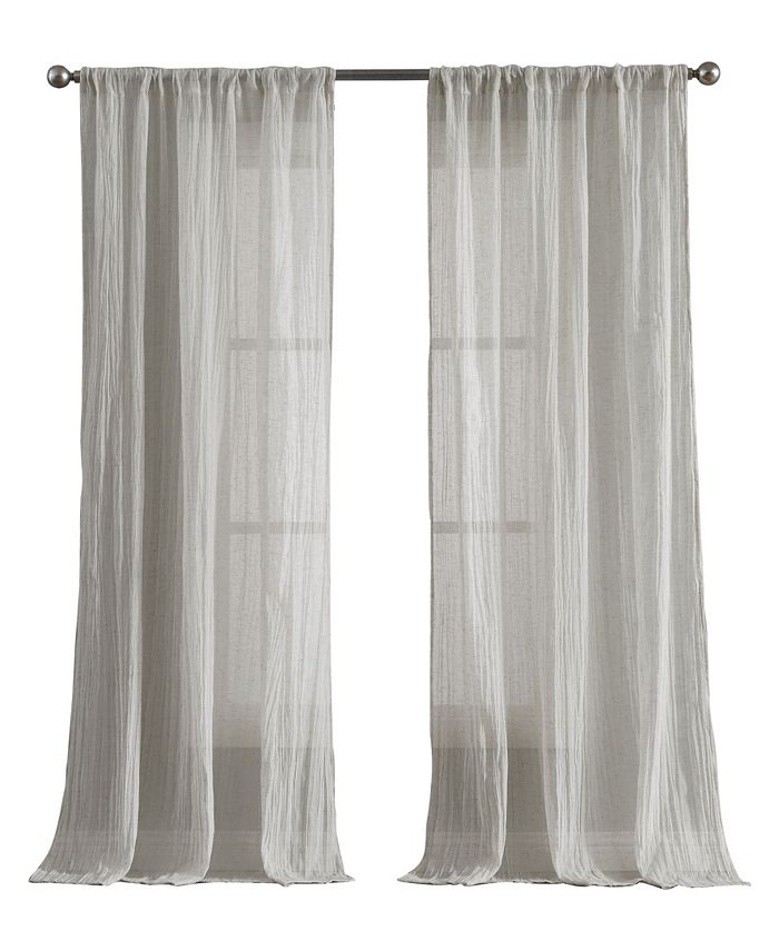 French Connection Charter Crushed 100 X 84 Rod Pocket Window Curtain Pairs Reviews Window Treatments Blinds Macy S