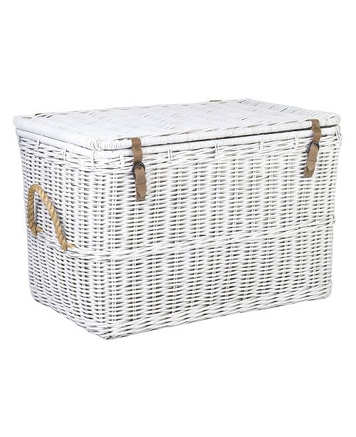 East At Main Milan Rattan Storage Trunk Set Of 2 Reviews Furniture Macy S