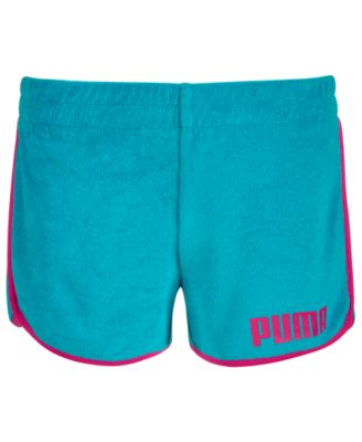 high waisted terry cloth shorts