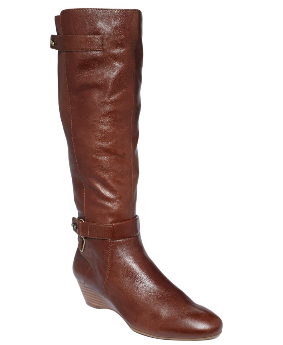 Bandolino Shoes, Alva W Wide Calf Tall Wedge Boots