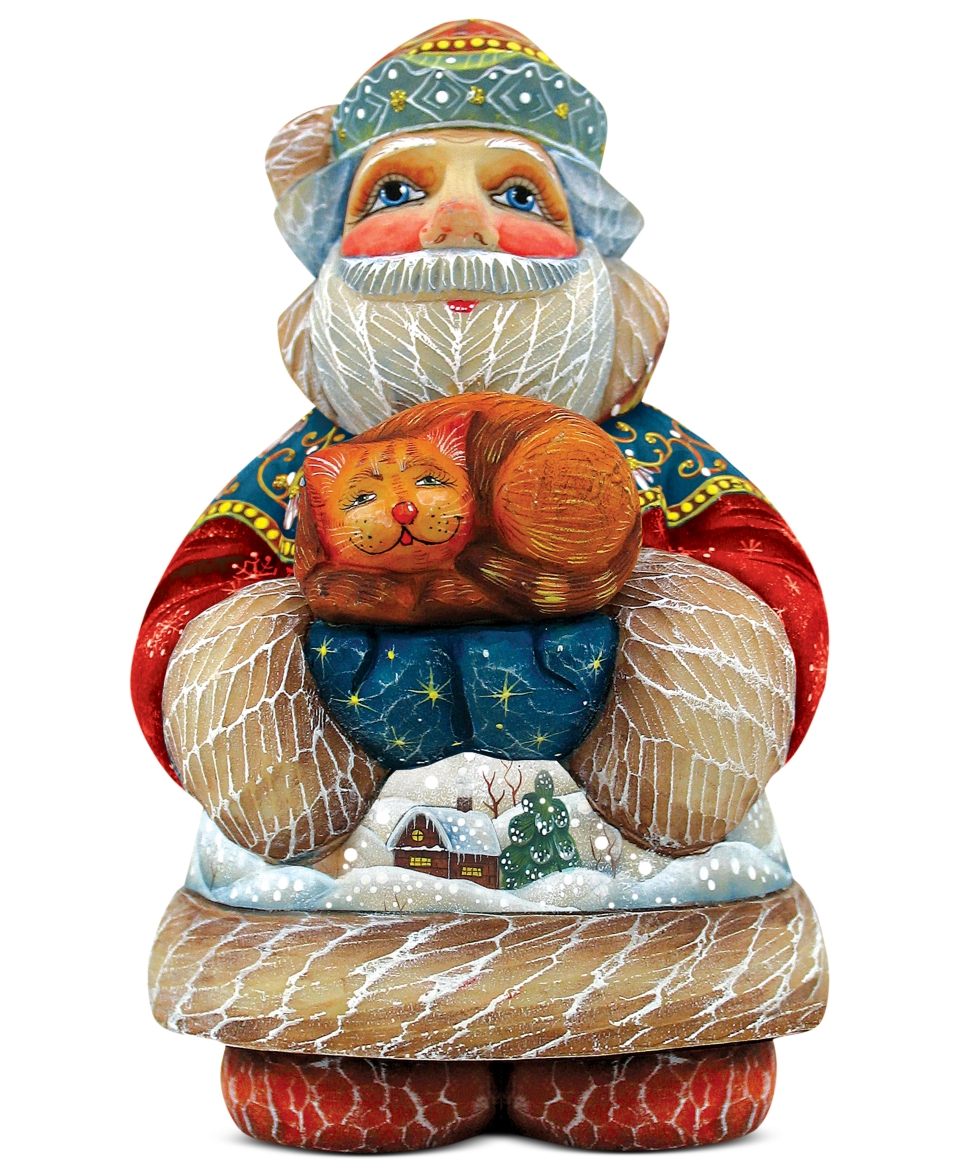 DeBrekht Christmas Figurine, Purfect Pair Santa