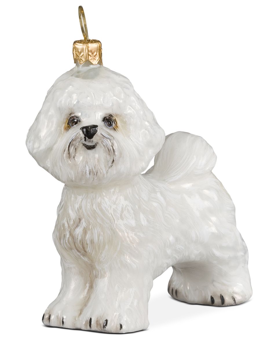 Joy to the World Pet Ornament, Bichon Frise