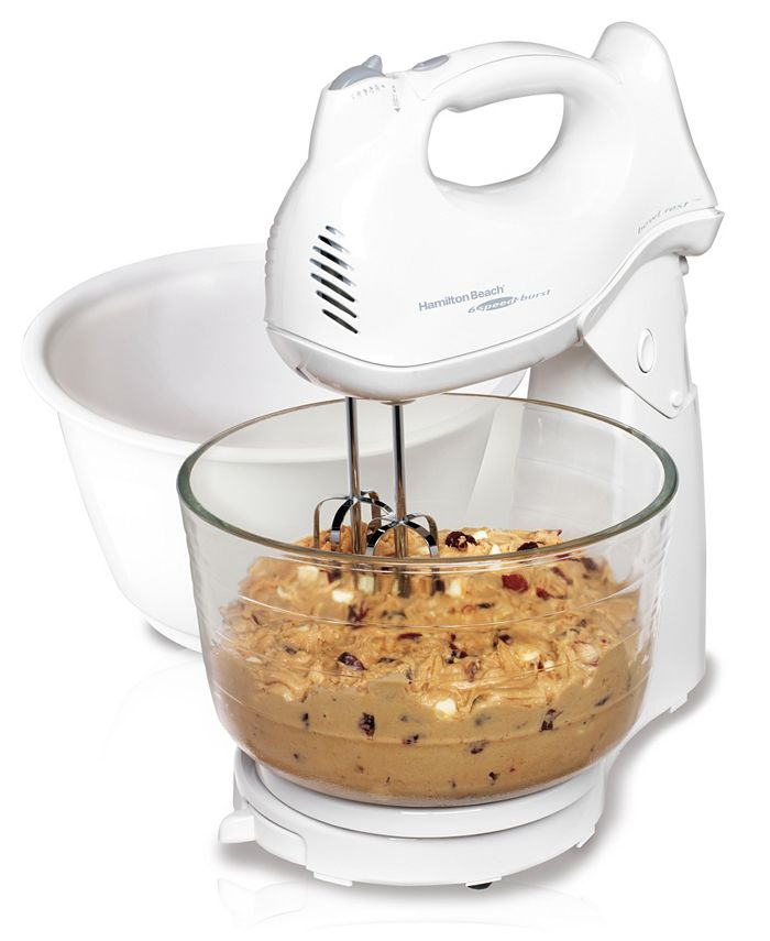 Hamilton Beach Power Deluxe 6Speed HandStand Mixer & Reviews Small