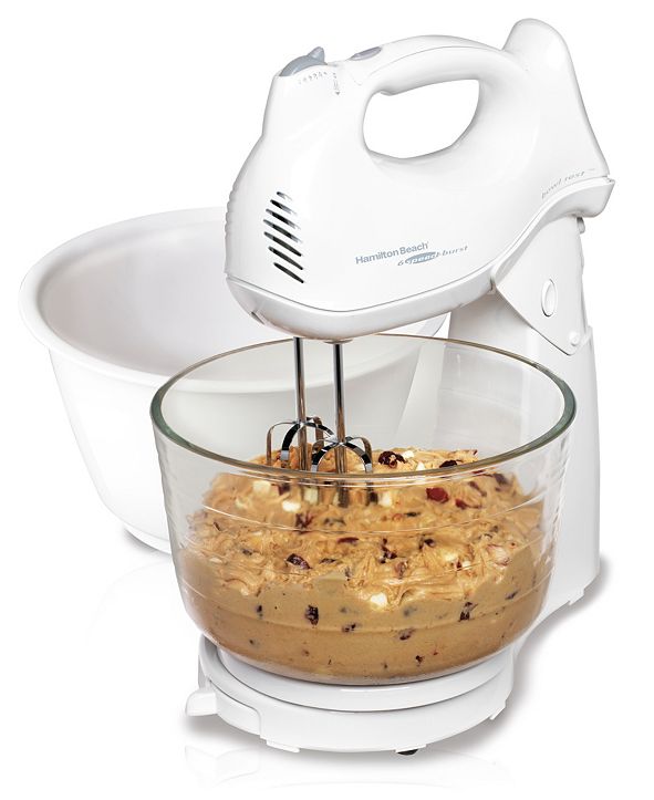 Hamilton Beach Power Deluxe 6Speed HandStand Mixer & Reviews Small