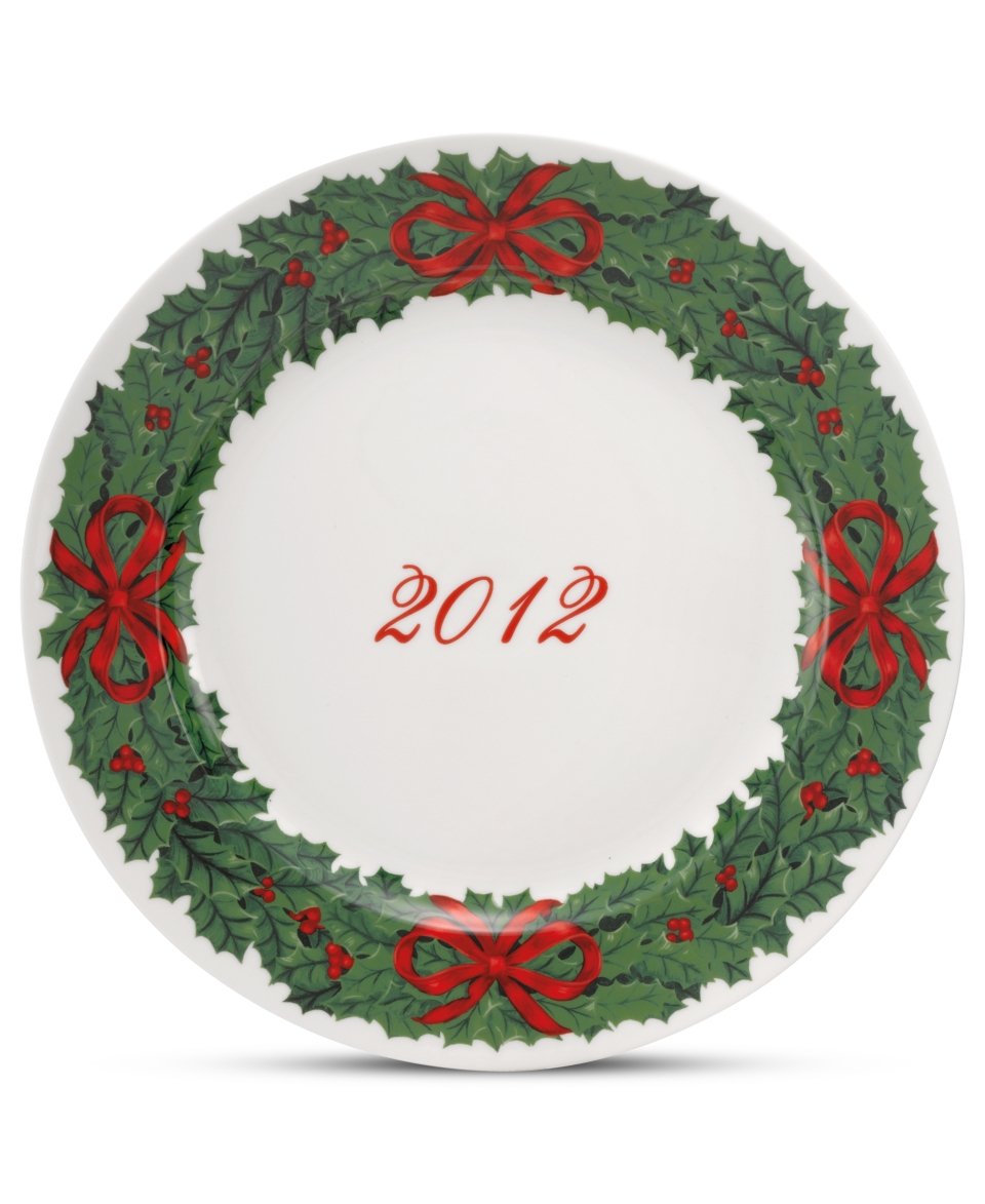 Martha Stewart Collection Dinnerware, 2012 Holiday Garden Plate