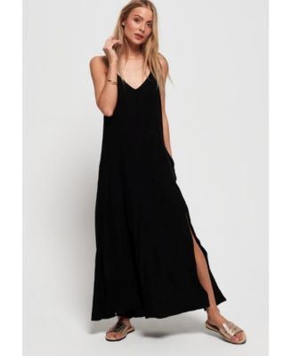 superdry carissa macrame maxi dress