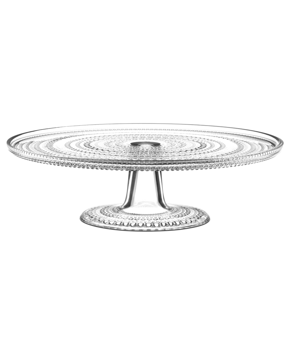 Iittala Serveware, Kastehelmi Clear Cake Stand   Serveware   Dining