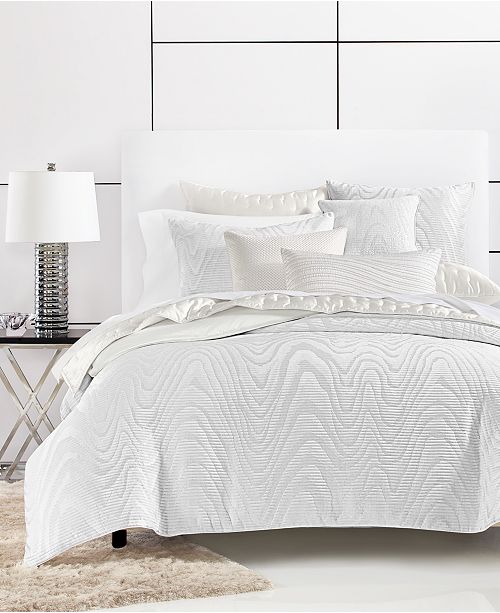 Hotel Collection Closeout Moire Bedding Collection Created For Macy S Reviews Bedding Collections Bed Bath Macy S