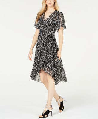 calvin klein ditsy floral dress