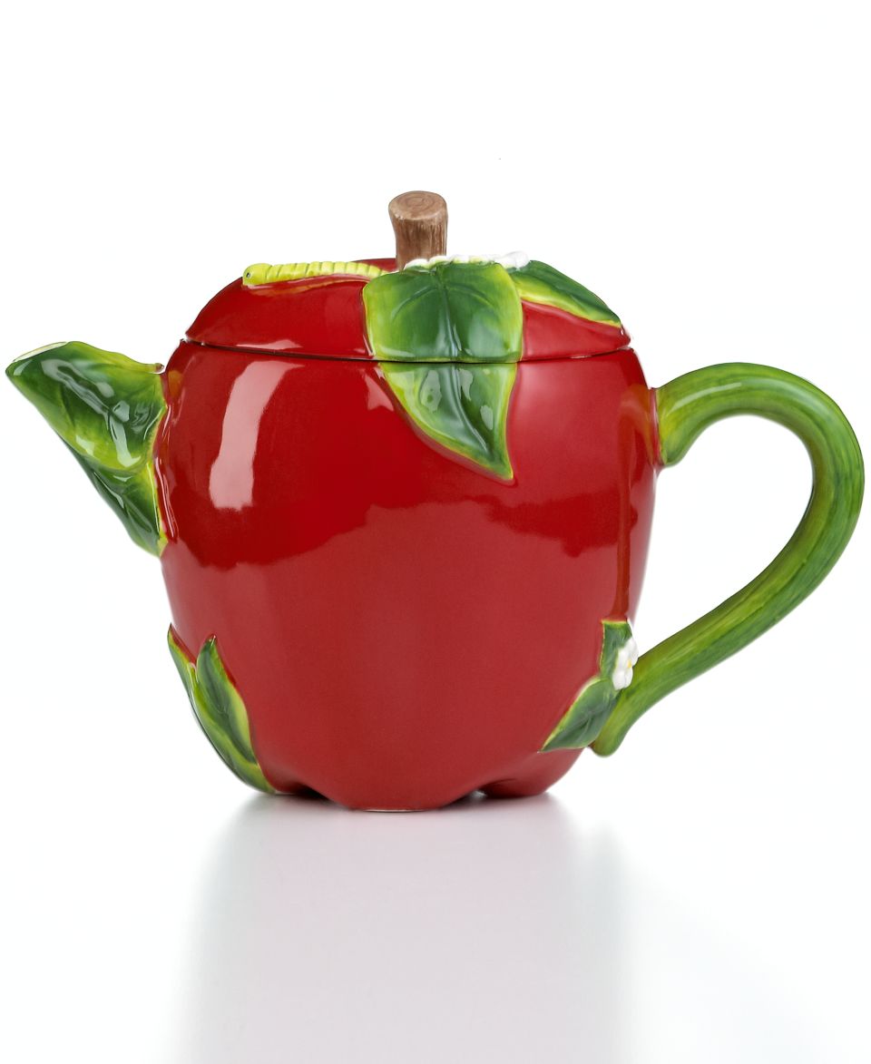 Pfaltzgraff Teapot, Embossed Orchard   Serveware   Dining