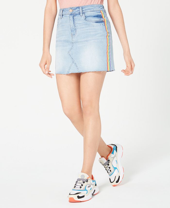 dollhouse jean skirt