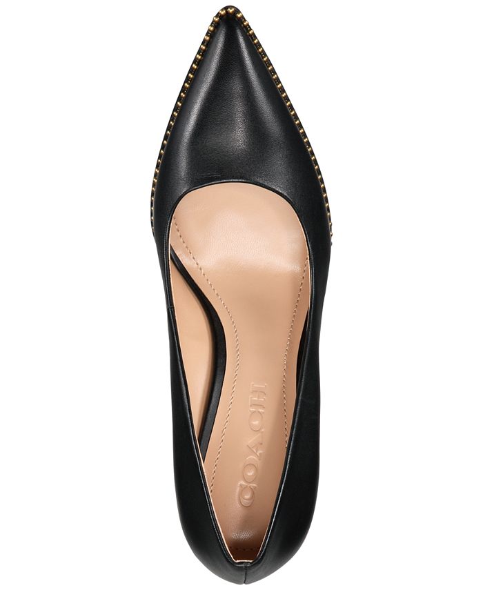 coach waverly beadchain pump