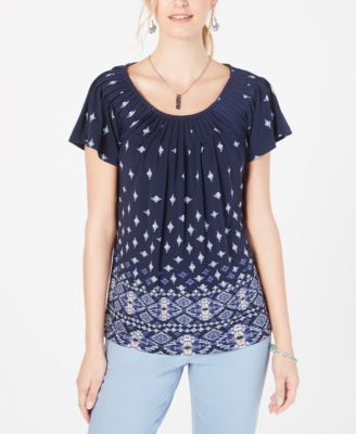 macys style & co tops