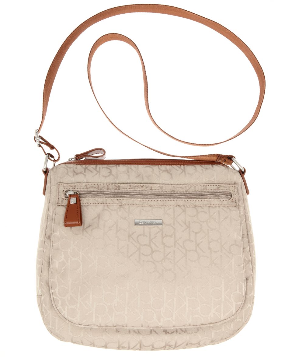 Calvin Klein Handbag, Quilted Nylon Messenger   Handbags & Accessories